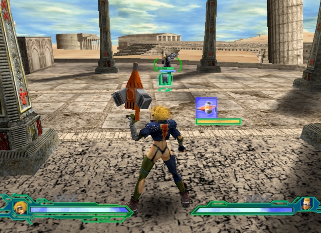 Heavy Metal - Geomatrix - Dreamcast game screenshot (2001) by Capcom